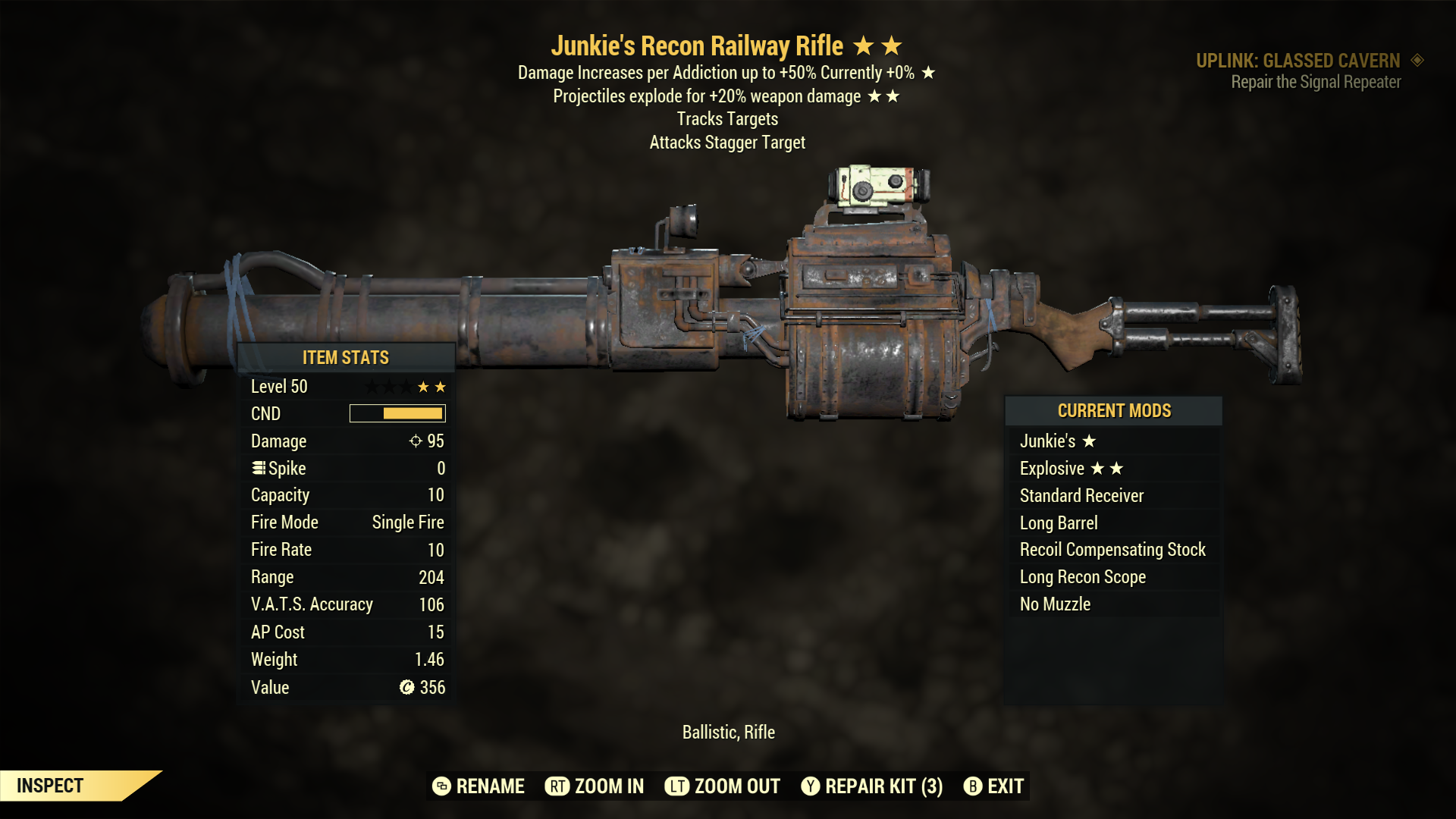 Junkie's【Explosive】Railway Rifle